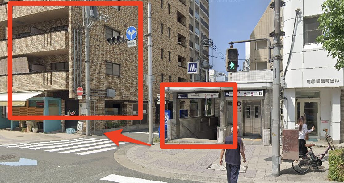 青山筋膜整体 理学BODY南森町店に行くまでの流れ1